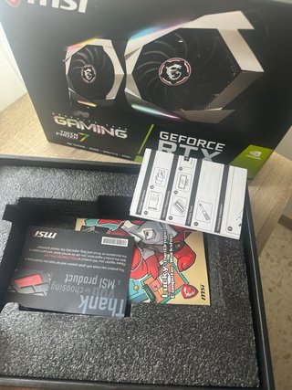 MSI GeForce RTX 2060 Gaming Tarjeta Gráfica