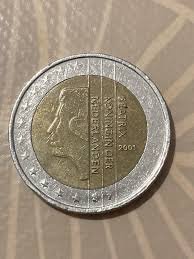 Moneda 2€ Reina Beatrix 2001