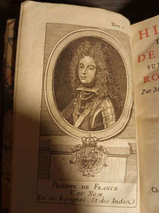 1746 2 tomos Historia de Luis XIV. Reboulet