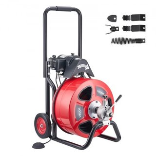 Máquina desatascadora de desagües 30m x 19mm, serp
