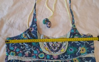Vestido largo floral de casa Flamenco