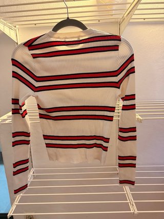 Jersey Bershka rayas canalé talla L