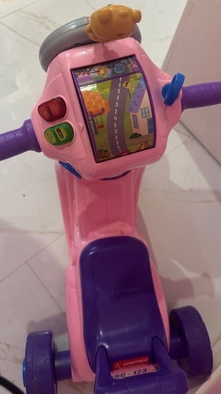 Moto Vtech Andador y Montador Rosa