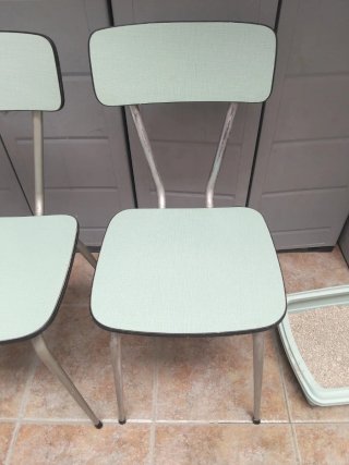Juego de 2 sillas de cocina vintage