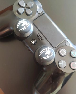 Grips Spiderman Negro para Mando PS5