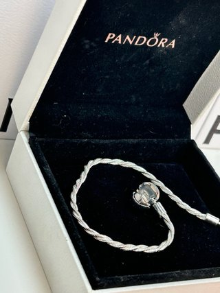 Pulsera Pandora bracelet argent trenzada Plata19cm