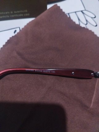 Gafas de Sol Gucci Aviador plata y rojo VINTAGE