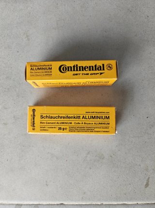 Dos tubos Pegamento Continental Aluminio 25g