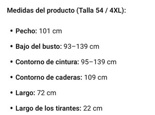 Traje de baño rojo 3XL-4XL