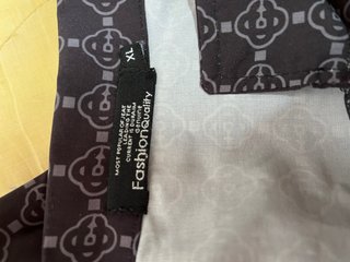 Camisa Casablanca Estampada Negra Multicolor