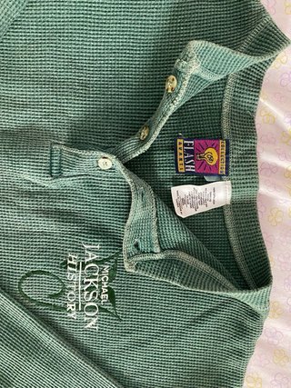Chaqueta Michael Jackson Vintage Flash Verde