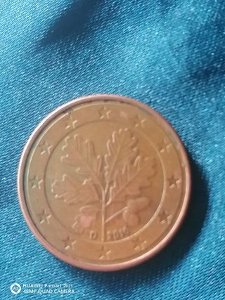 Moneda 5 Céntimos Hoja de Roble 2010