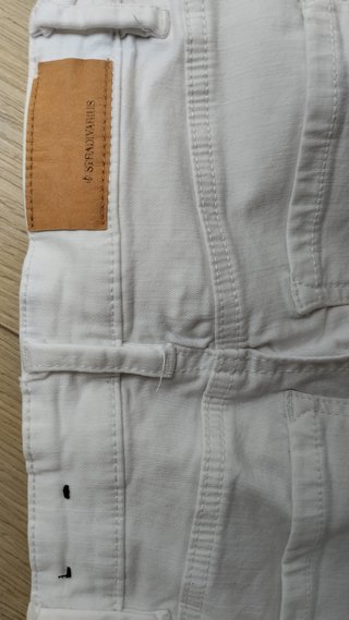 Pantalón Sadivarius Blanco Talla 34 Elástico