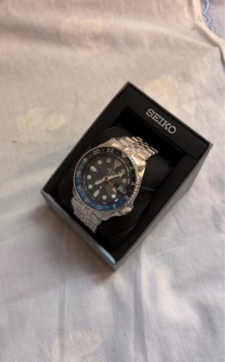 Seiko 5 Sports GMT Automático Azul/Plata