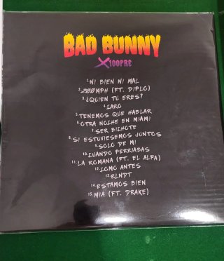 Vinilo Bad Bunny X100PRE Doble LP Amarillo