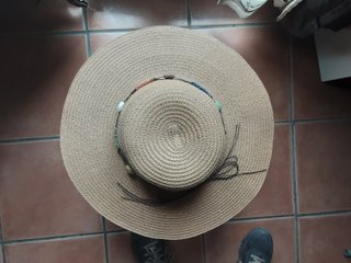 Sombrero de paja flexible para playa o días de sol