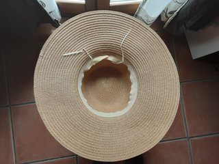 Sombrero de paja flexible para playa o días de sol