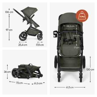 Hauck Convert N Care Carrito Bebé 2 en 1.