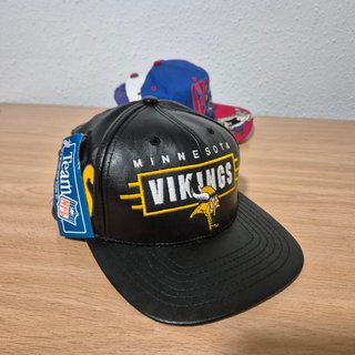 Gorra AMCAP Vikings Cuero Sintético Vintage