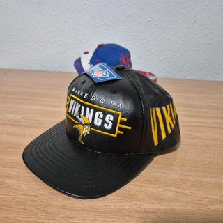 Gorra AMCAP Vikings Cuero Sintético Vintage