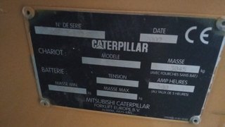 Carretilla Eléctrica CAT EC25K Ocasión