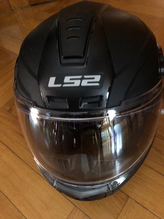 Casco de moto LS2 negro Talla S