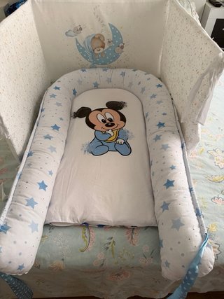 Nido Mickey Mouse y protector cuna
