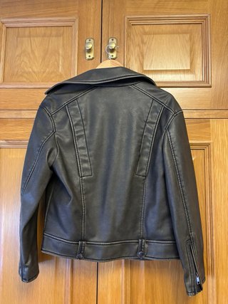 Cazadora Biker Bershka Negra