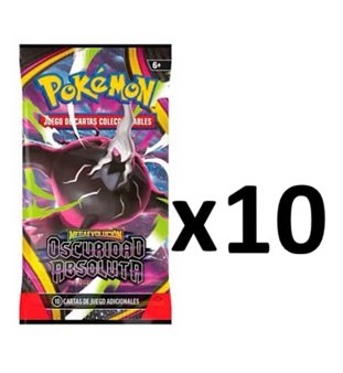 10 Sobres Pokémon Oscuridad Absoluta Español