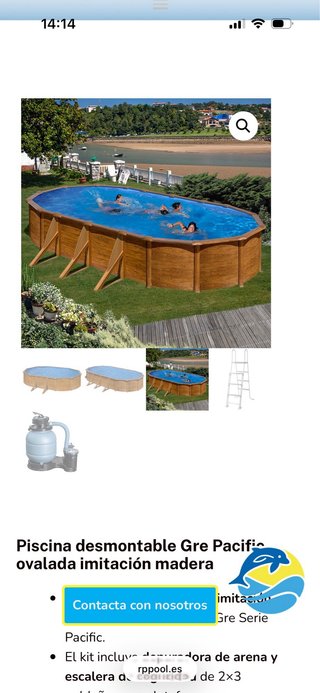 Piscina Desmontable Gre Pacific Ovalada