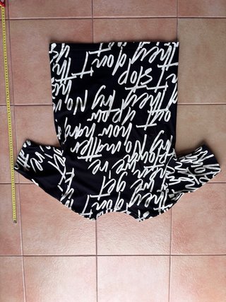 Camiseta Lefties Negra Estampada Talla M