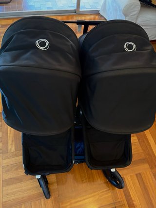 Cochecito Gemelar Bugaboo Donkey 5 Negro