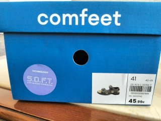 Sandalias Comfeet Talla 41 Marrón