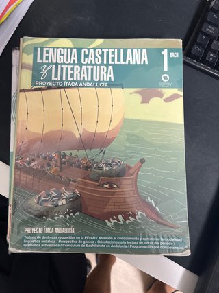 Lengua castellana y literatura, 1 BACH.