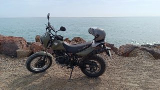 Moto Trail 125cc Verde Militar