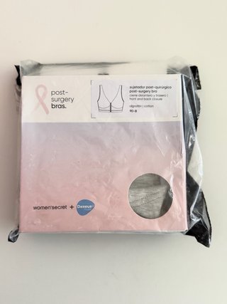 Sujetador post-cirugía Women'secret 90B gris