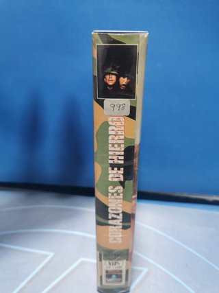 Película VHS Corazones de hierro de Michael J.Fox y Sean Penn 1990