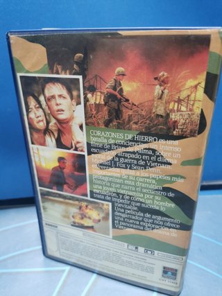 Película VHS Corazones de hierro de Michael J.Fox y Sean Penn 1990