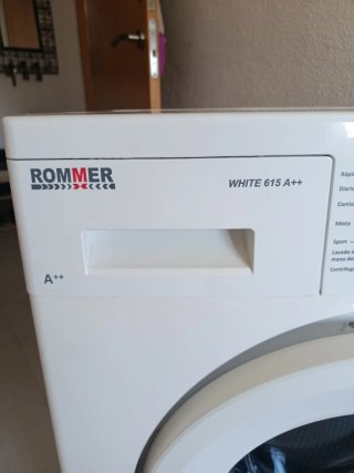 Lavadora Rommer A++ White 615 5KG.
