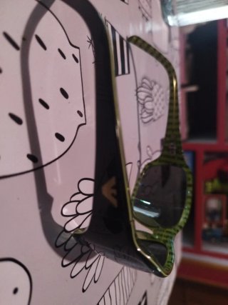 Gafas de sol Emporio Armani wraparound - verde