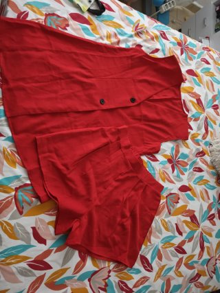 Conjunto Verano Rojo Traje Corto