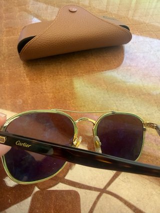 Gafas de sol Cartier Doradas y Negras