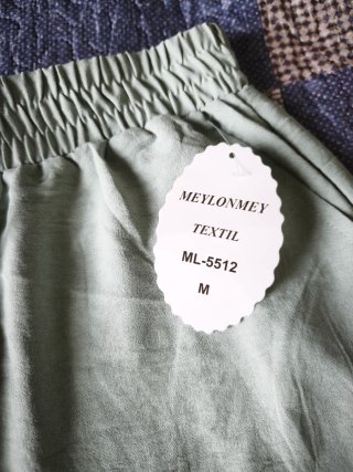 Pantalón ancho verano verde