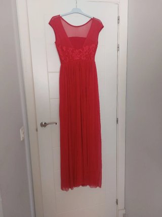 Vestido rojo largo