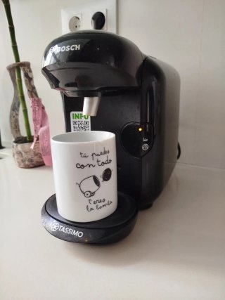 Cafetera Tassimo Bosch Negra