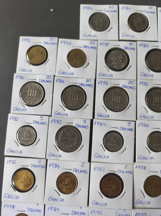 Lote 52 monedas de Grecia