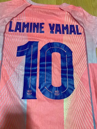 Camiseta Barça 24/25 Lamine Yamal Rosa