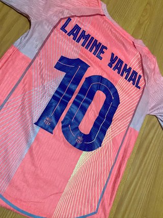 Camiseta Barça 24/25 Lamine Yamal Rosa