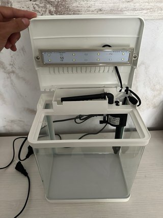 Acuario - Pecera Nobleza 7L Blanco