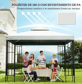 Techo Repuesto Cenador 3x3m Beige
